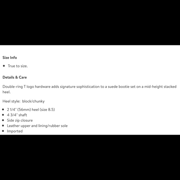 NIB TORY BURCH MARSDEN TAN SUEDE ANKLE BOOTIE - Picture 6 of 6